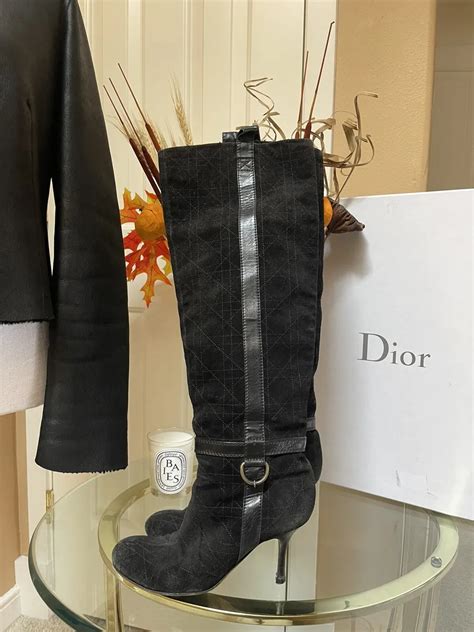 dior roller boots|Dior over the knee boots.